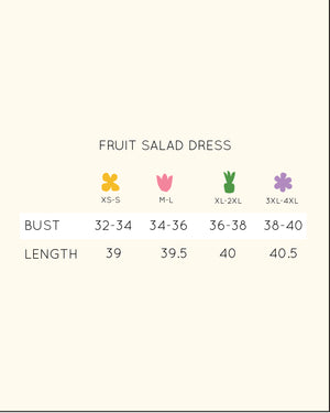 Patch Dress in Tropical Ube