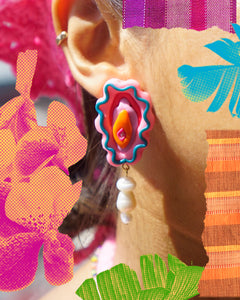 Babae Earrings in Rosas