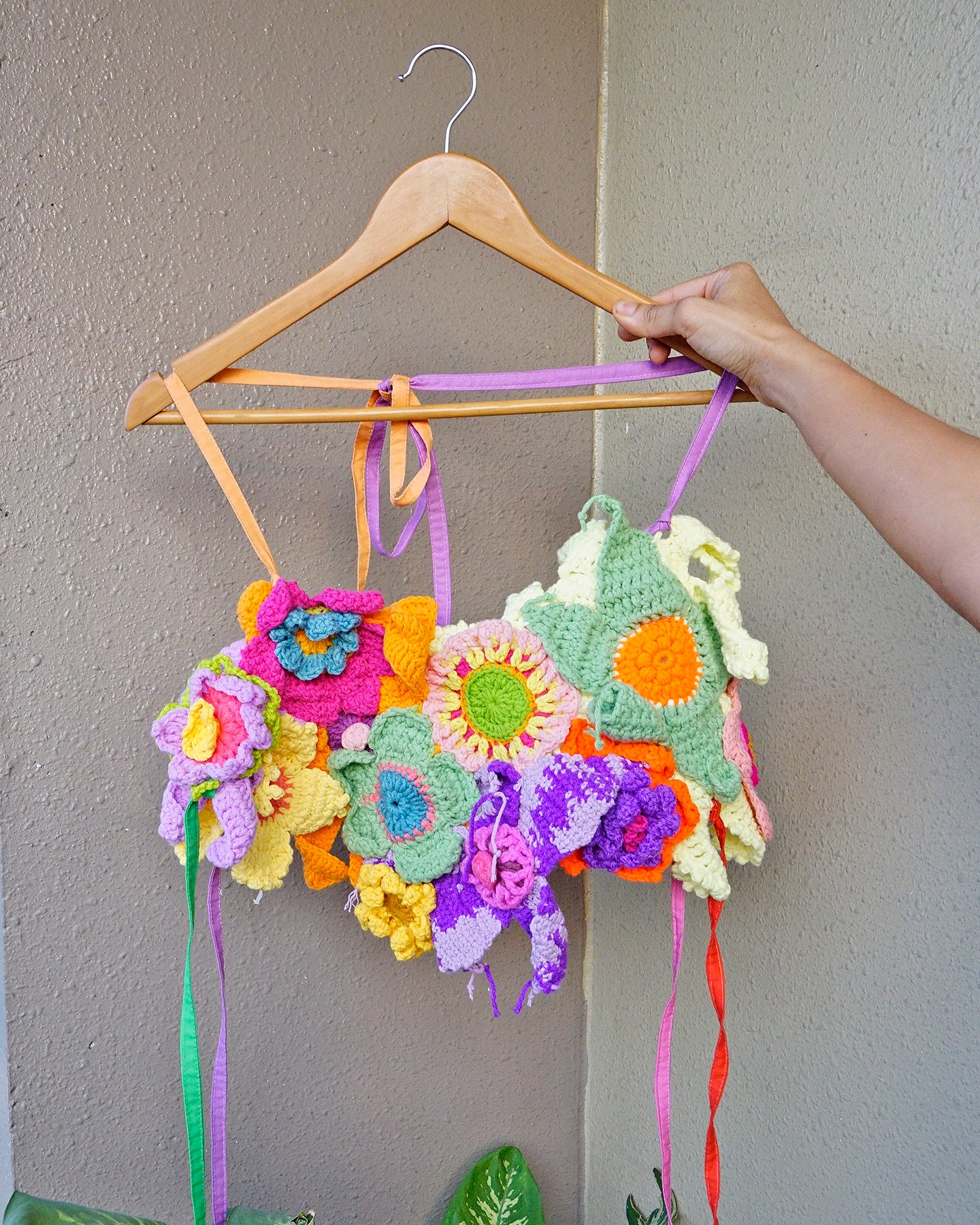 Bulaklak Bib Top in Ube Pastel