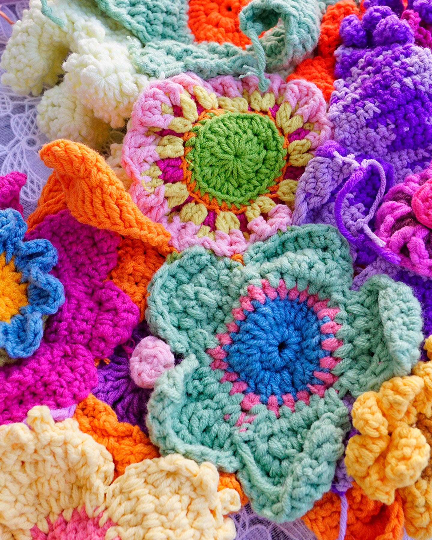 Bulaklak Bib Top in Ube Pastel
