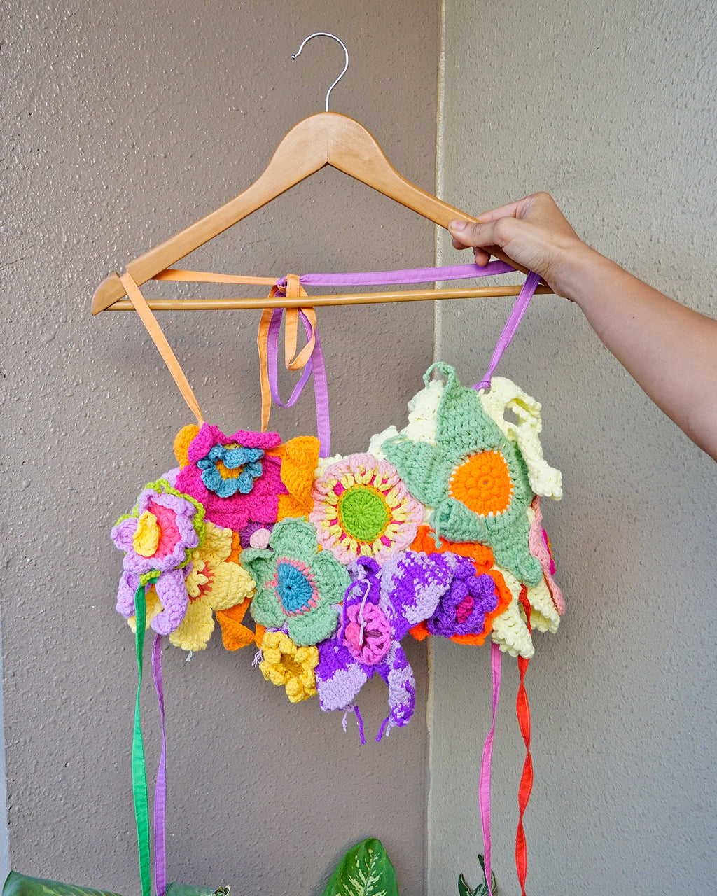 Bulaklak Bib Top in Ube Pastel