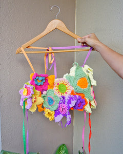 Bulaklak Bib Top in Ube Pastel
