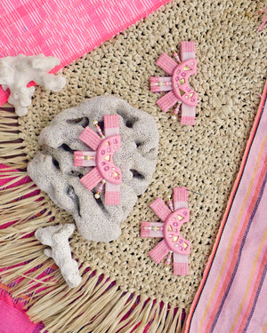 Araw Mini Brooch in Rosas