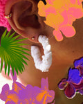 Bulaklak Twist Hoops in Sampaguita