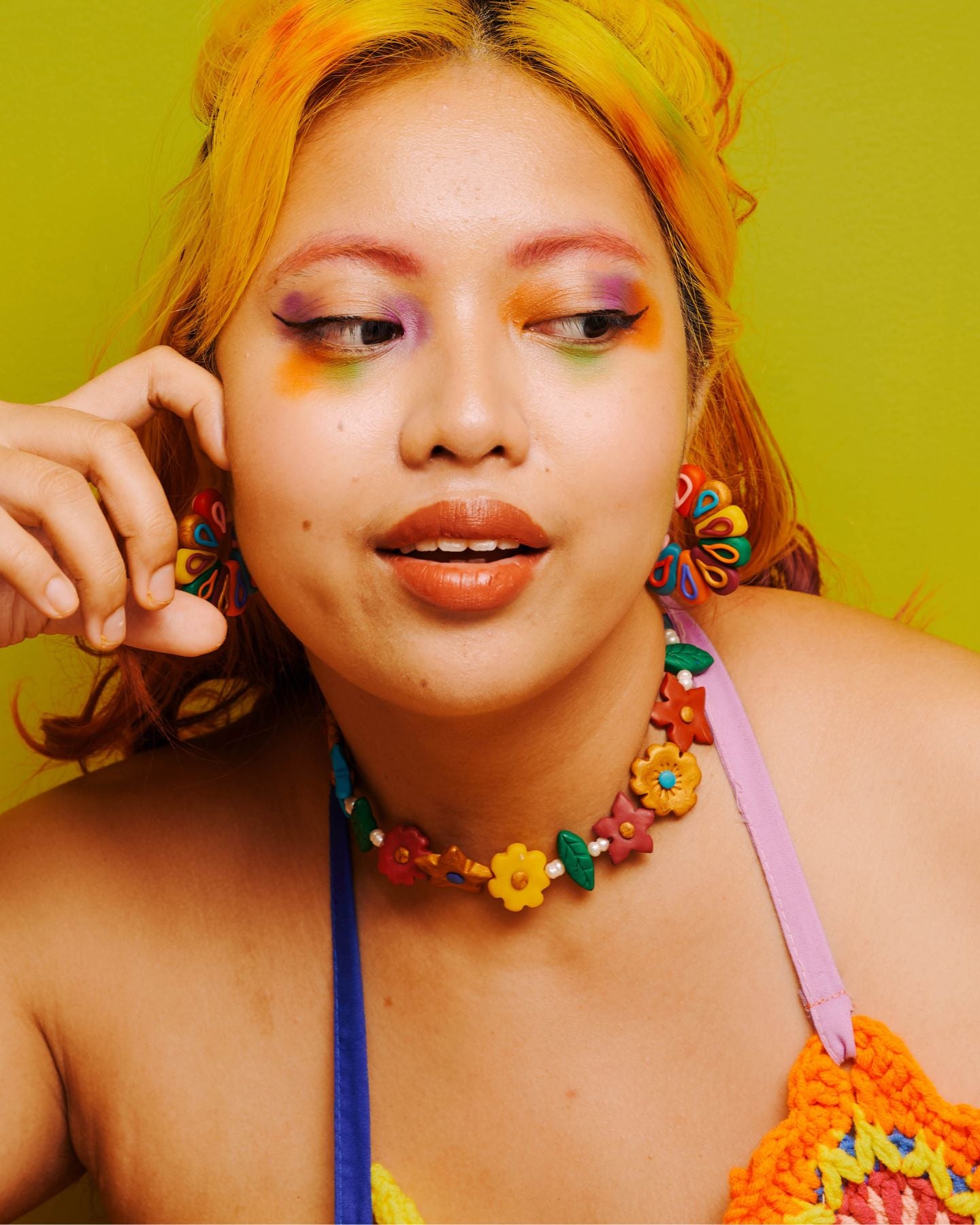 Chunky Bulaklak Garland Necklace in Hardin