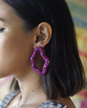Isla Drop in Dark Magenta