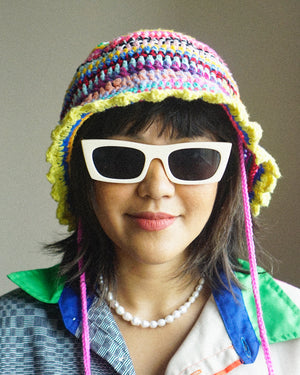Tropikalia Bucket Hat in Lime
