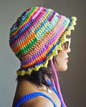 Tropikalia Bucket Hat in Lime