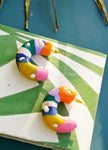 Mini Hoops in Bahaghari Pop