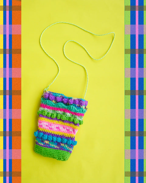 Keri-All Pouch with Sling in Ube Pandan